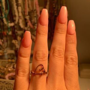 heart wire ring